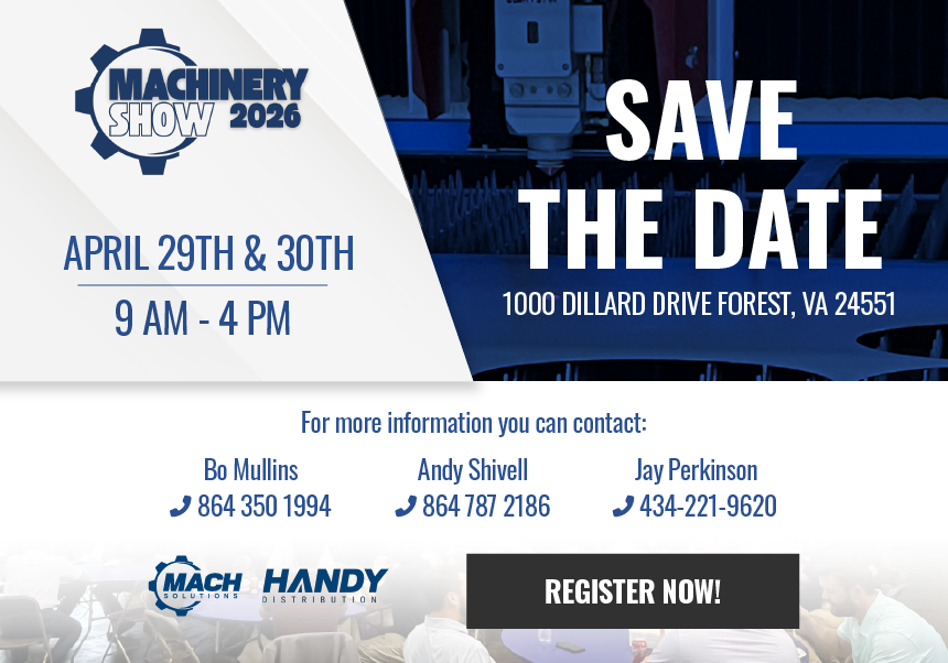Machinery Show 2026 Registration Banner